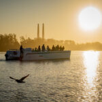 Sunset Boat tour Elkhorn Slough Moss Landing
